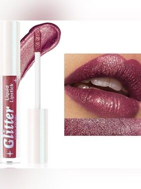 Cool StoryMetallic Sugar Plum #108 Lip Gloss -Glitter Lip Color, New in Box 💄💫